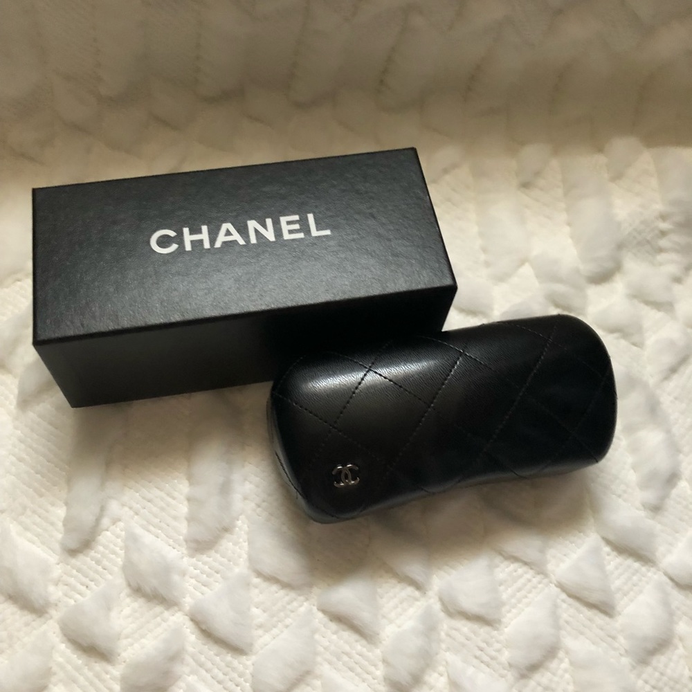Chanel sunglasses case with box